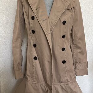 Banana Republic Beige Double-Breasted Trench Coat